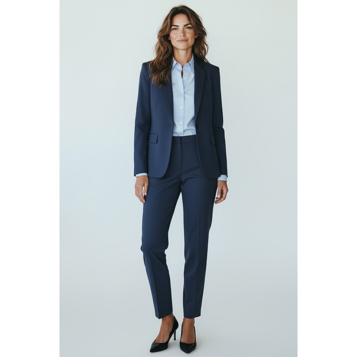 The Kooples Slim Tailored Dress Pants Navy Blue Size 4 Nwt $245 Msrp
